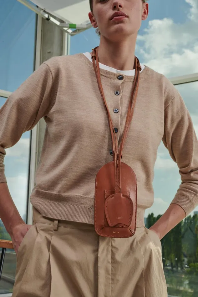 Small Leather Goods Women Soeur WEEKLY PURSE Natural