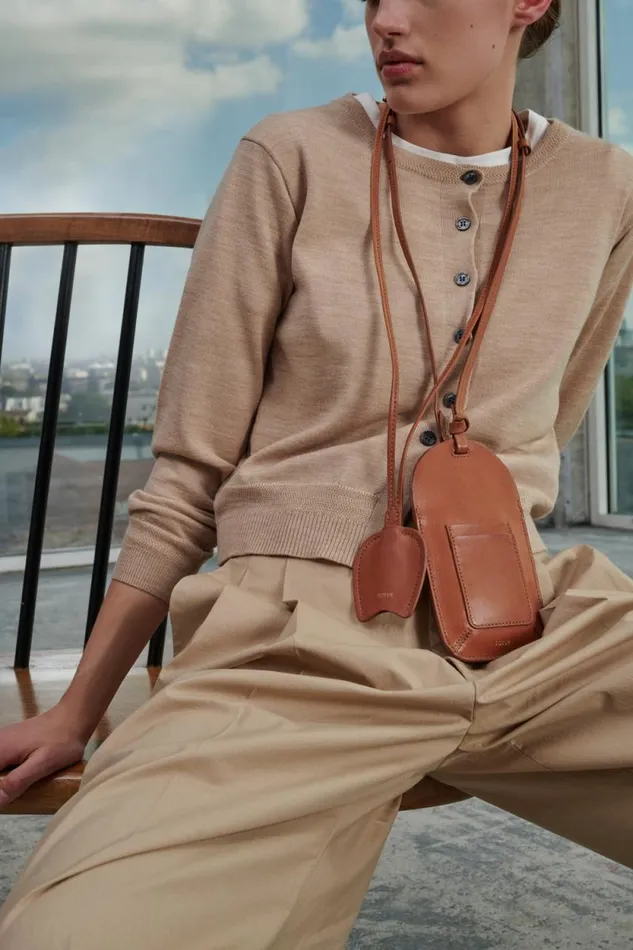 Small Leather Goods Women Soeur WEEKLY PURSE Natural