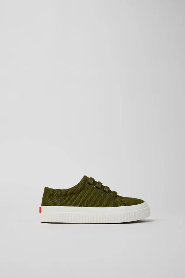 Sneakers Kids Camper Peu Roda Green Textile Sneaker