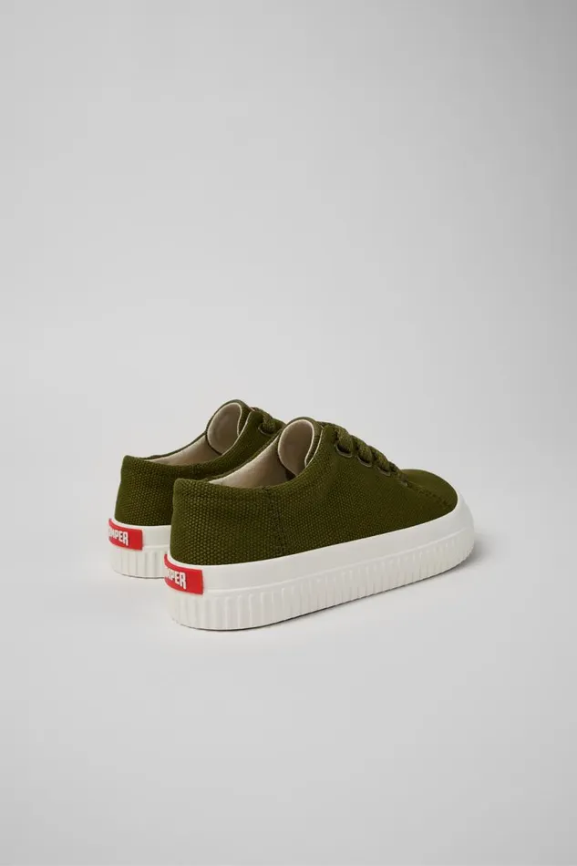 Sneakers Kids Camper Peu Roda Green Textile Sneaker