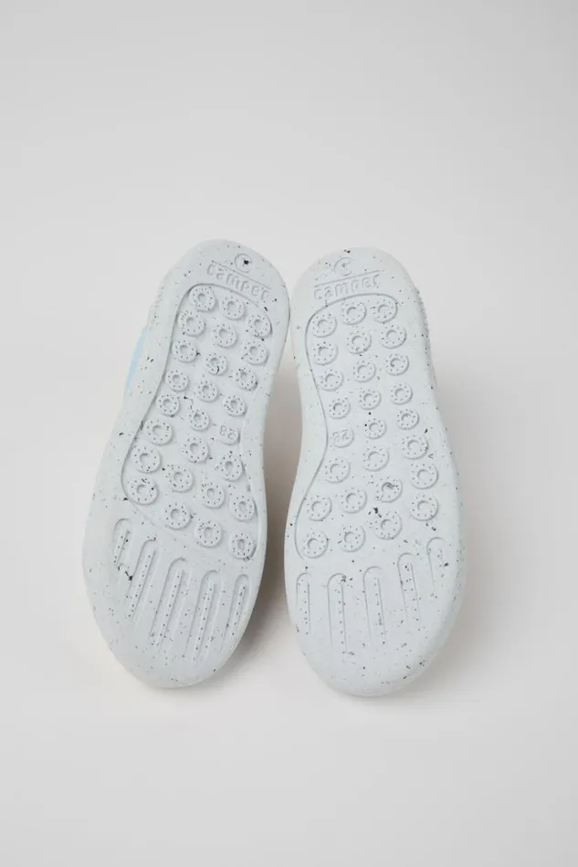 Sneakers Kids Camper Twins Multicolor Leather And Nubuck Sneakers