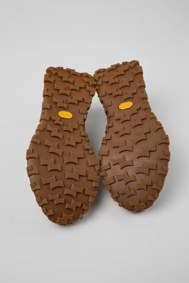 Sneakers Men Camper Drift Trail VIBRAM Blue Nubuck And Textile Sneakers