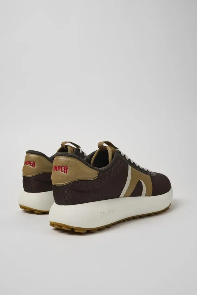 Sneakers Men Camper Pelotas Athens Brown Textile Sneaker Sneakers Men Camper Pelotas Athens Brown Textile Sneaker
