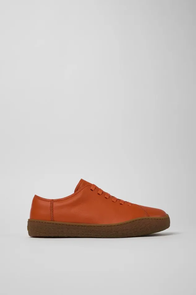 Sneakers Men Camper Peu Terreno Orange Leather Shoes Sneakers Men Camper Peu Terreno Orange Leather Shoes