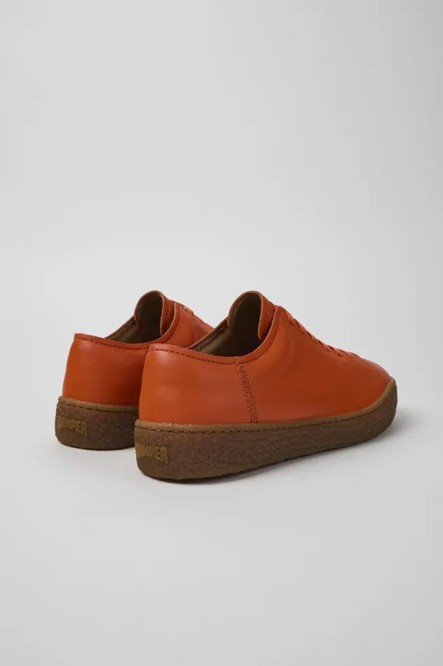 Sneakers Men Camper Peu Terreno Orange Leather Shoes Sneakers Men Camper Peu Terreno Orange Leather Shoes