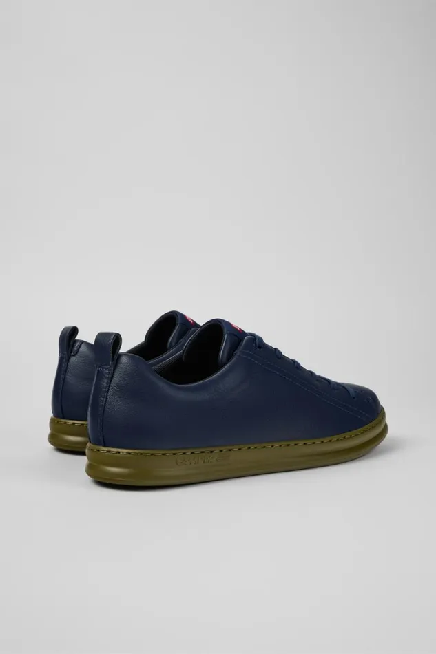 Sneakers Men Camper Runner Blue Leather Sneaker Sneakers Men Camper Runner Blue Leather Sneaker
