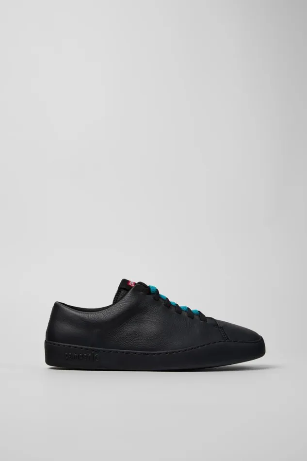 Sneakers Men Camper Twins Black Leather Sneakers