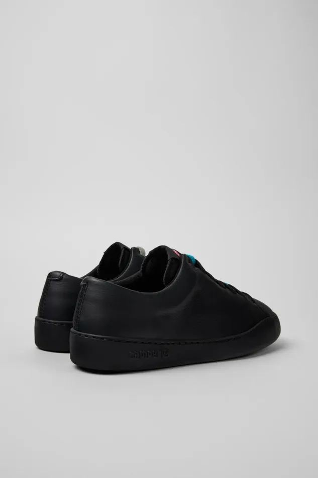 Sneakers Men Camper Twins Black Leather Sneakers