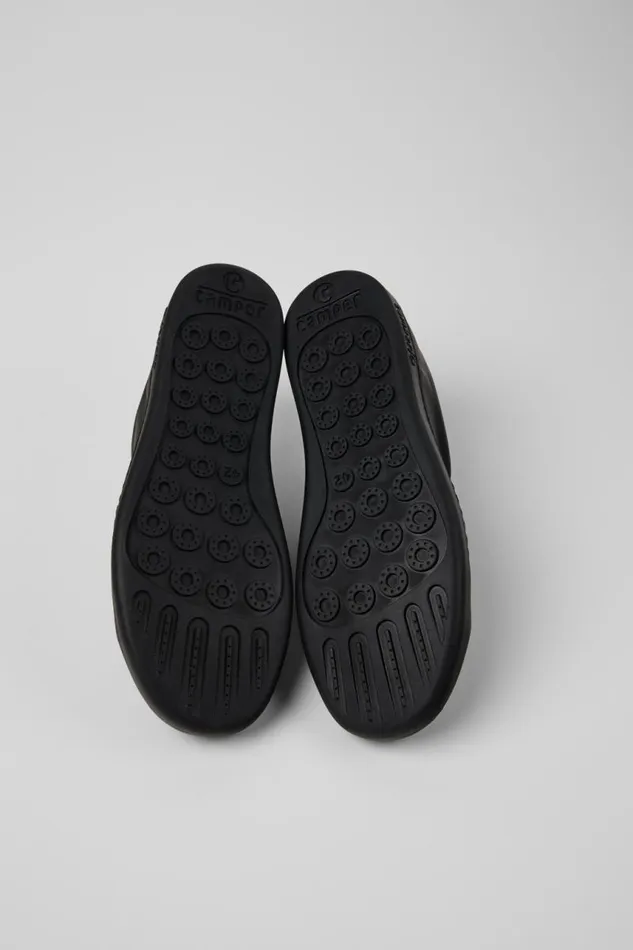 Sneakers Men Camper Twins Black Leather Sneakers
