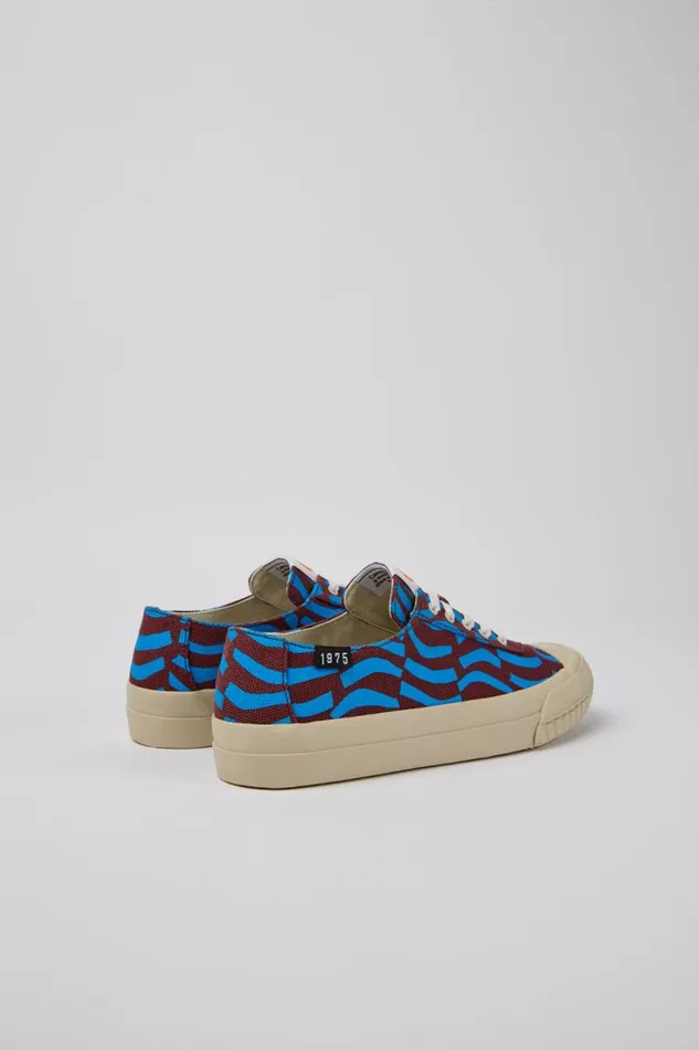 Sneakers Women Camper Camaleon Blue And Burgundy Sneakers