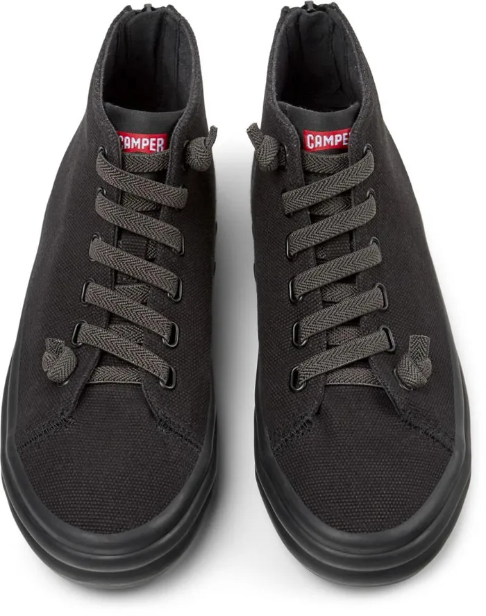 Sneakers Women Camper Hoops Black Textile Sneakers
