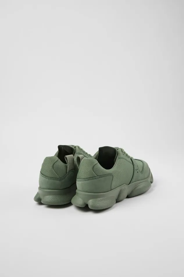 Sneakers Women Camper Karst Green Leather And Recycled PET Sneakers Sneakers Women Camper Karst Green Leather And Recycled PET Sneakers