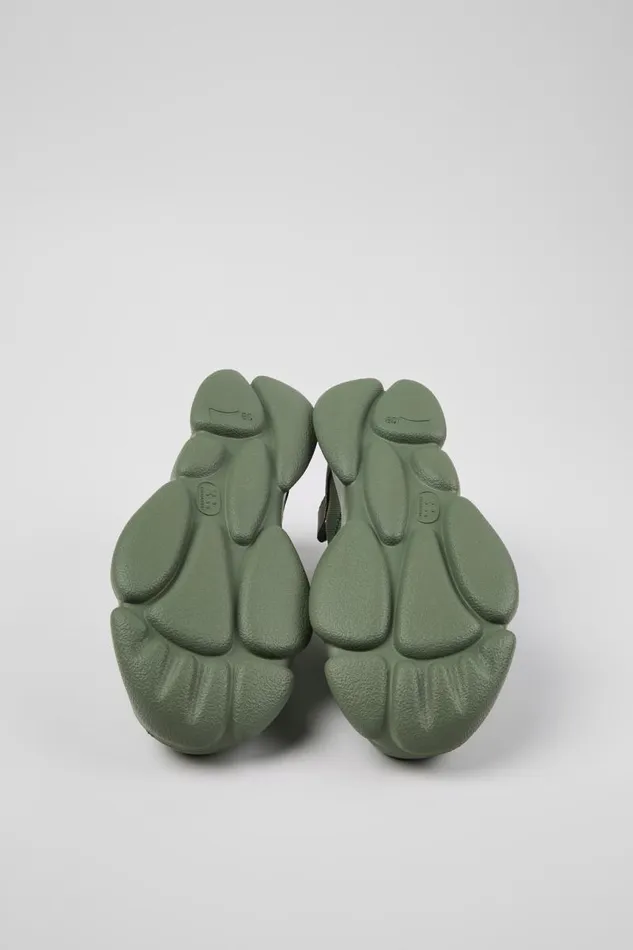 Sneakers Women Camper Karst Green Leather And Recycled PET Sneakers Sneakers Women Camper Karst Green Leather And Recycled PET Sneakers