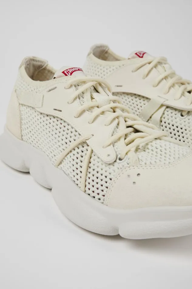 Sneakers Women Camper Karst White TENCEL and MIRIUM Sneaker