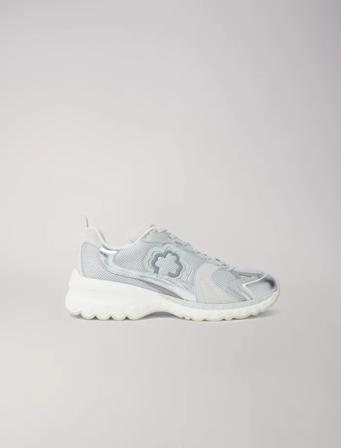 Sneakers Women Maje M Sneakers Silver