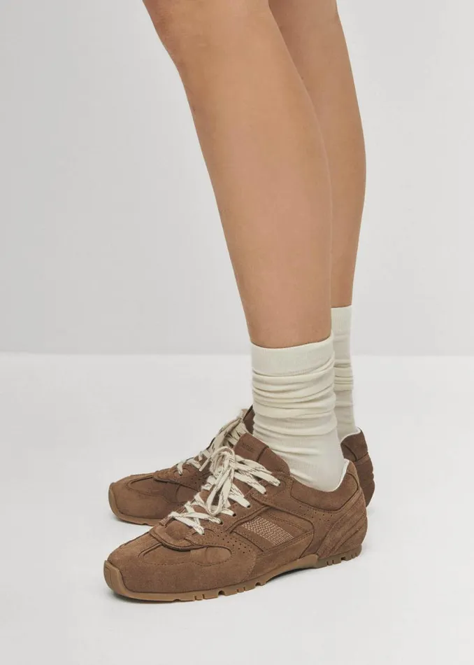 Sneakers WomenMen ALOHAS Tb56 Suede Brown