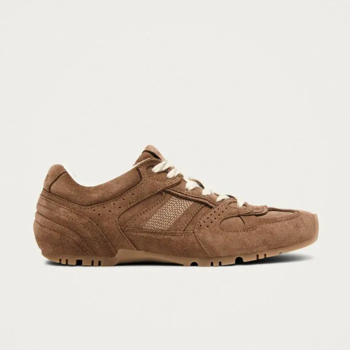 Sneakers WomenMen ALOHAS Tb56 Suede Brown