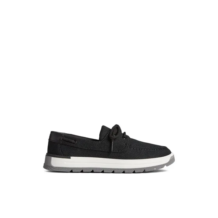 Sperry Augusta Boat Shoe Black Women Boat Shoes