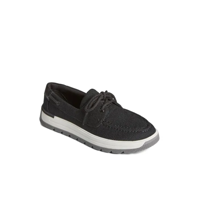 Sperry Augusta Boat Shoe Black Women Boat Shoes