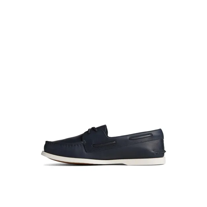 Sperry Authentic Original Cross Lace Boat Shoe Navy Men Boat Shoes