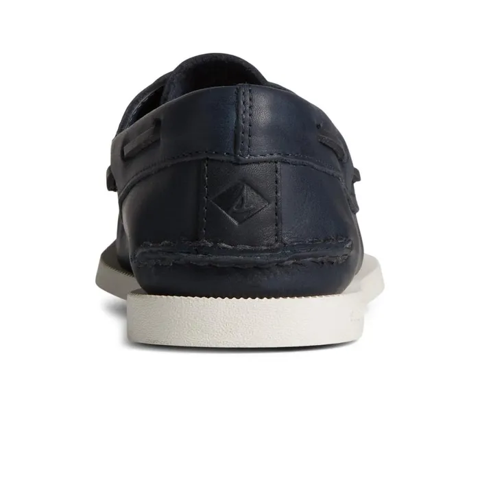 Sperry Authentic Original Cross Lace Boat Shoe Navy Men Boat Shoes