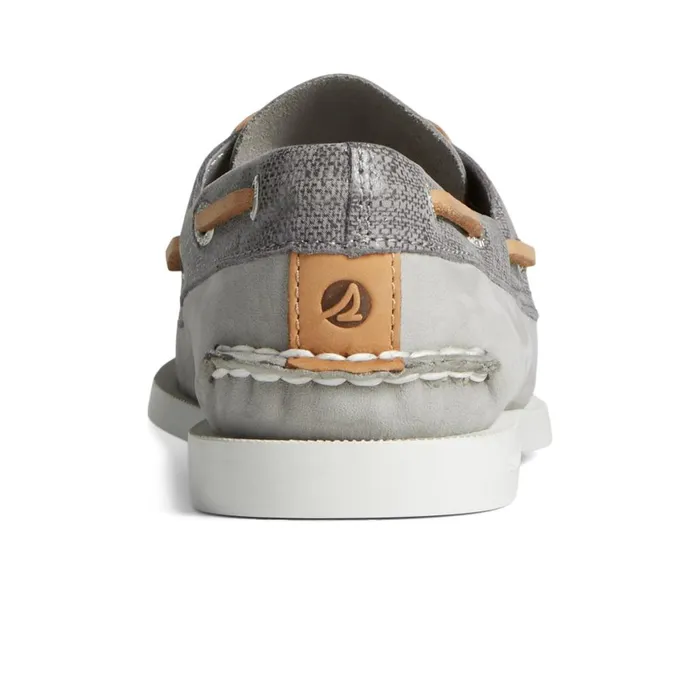 Sperry Authentic Original TwoTone Boat Shoe Grey Women Boat Shoes