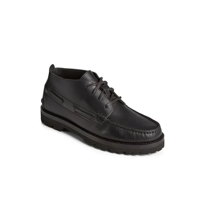 Sperry Authentic Original Vibram Suede Chukka Black Men Boots