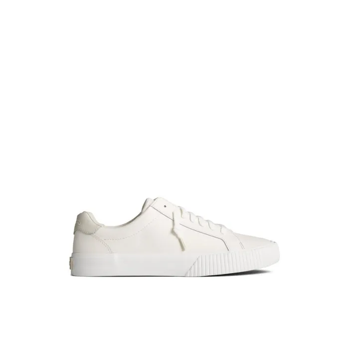 Sperry Bermuda Leather Sneaker White Women Sneakers