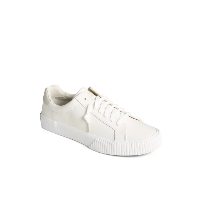 Sperry Bermuda Leather Sneaker White Women Sneakers