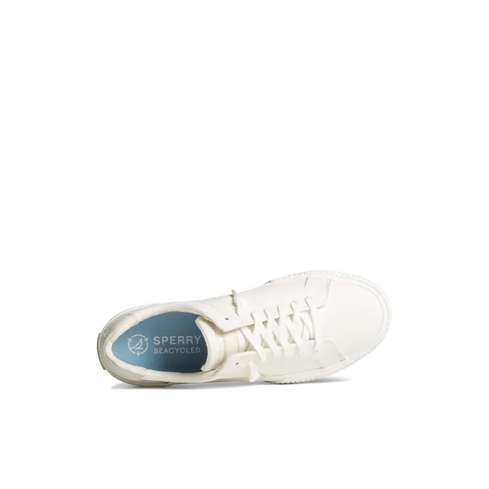 Sperry Bermuda Leather Sneaker White Women Sneakers