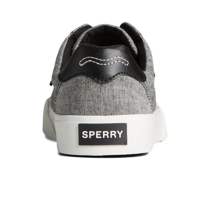 Sperry Bermuda SeaCycled Canvas Sneaker Black Women Sneakers