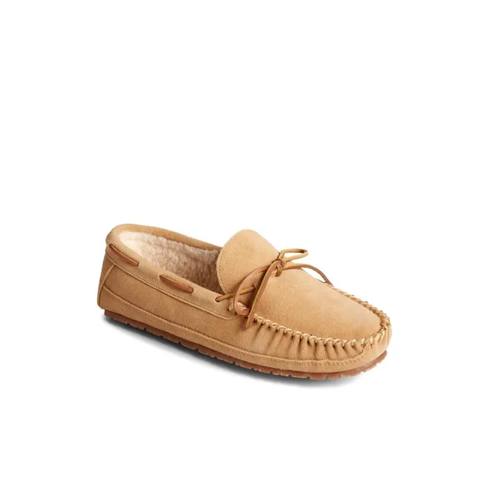 Sperry Brandon 1Eye Moccasin Slipper Light Brown Men Loafers and Oxfords