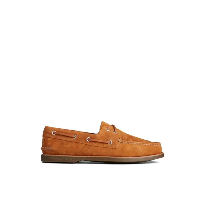 Sperry Classic Authentic Original Suede Boat Shoe Medium Beige Men Loafers and Oxfords