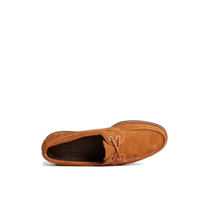 Sperry Classic Authentic Original Suede Boat Shoe Medium Beige Men Loafers and Oxfords