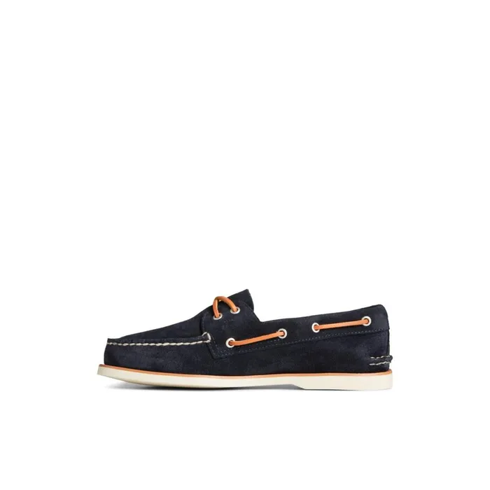Sperry Classic Authentic Original Suede Boat Shoe Navy Men Loafers and Oxfords