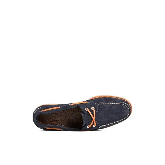 Sperry Classic Authentic Original Suede Boat Shoe Navy Men Loafers and Oxfords
