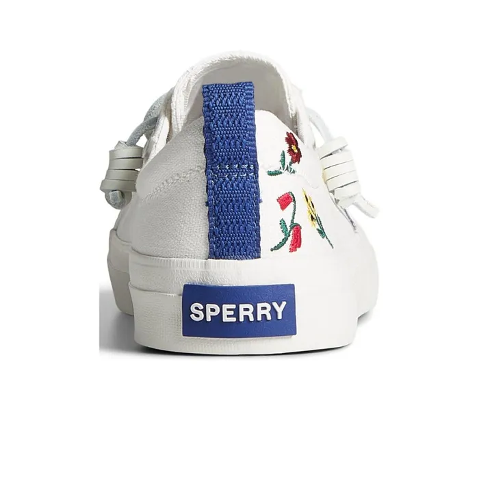 Sperry Crest Vibe Floral Sneaker White Women Sneakers