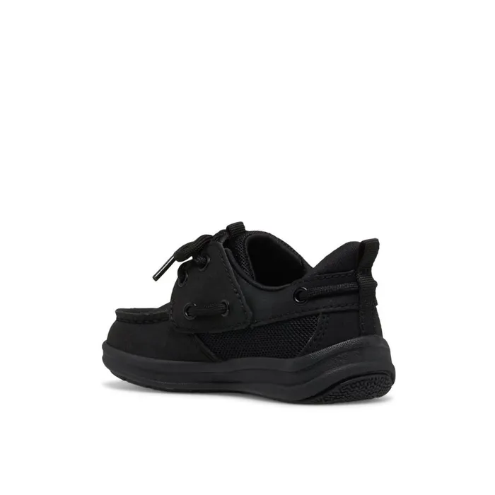 Sperry Fairwater PLUSHWAVE Jr Boat Shoe Black Kids Boat Shoes