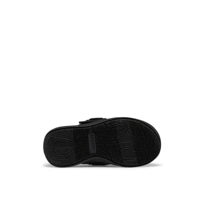 Sperry Fairwater PLUSHWAVE Jr Boat Shoe Black Kids Boat Shoes
