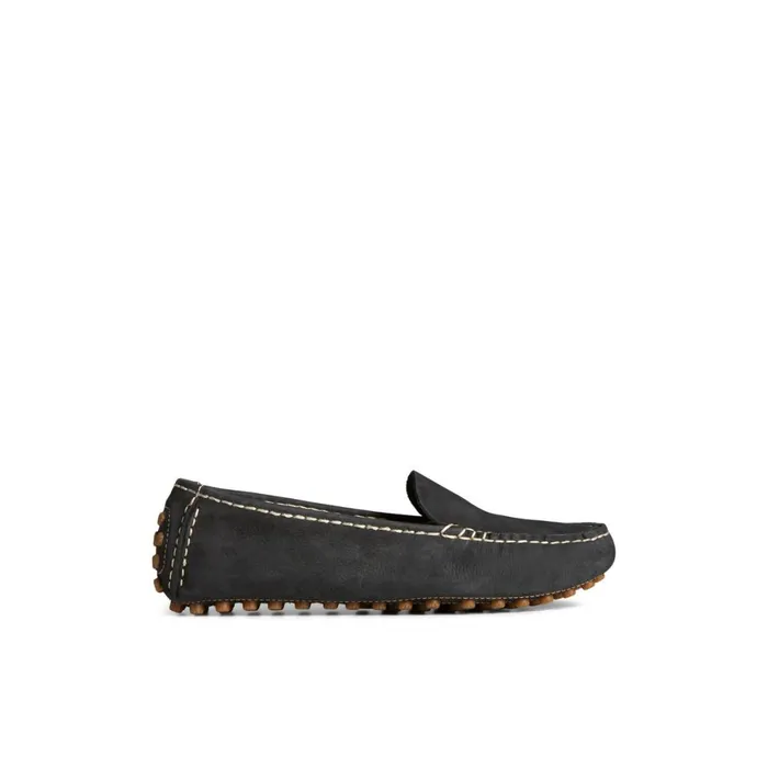 Sperry Port Driver Loafer Black Women Shoes