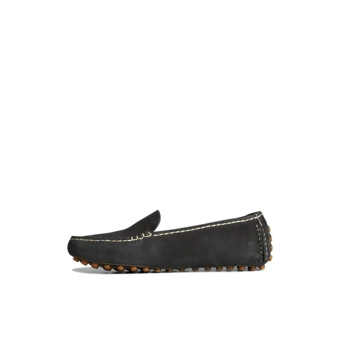 Sperry Port Driver Loafer Black Women Shoes