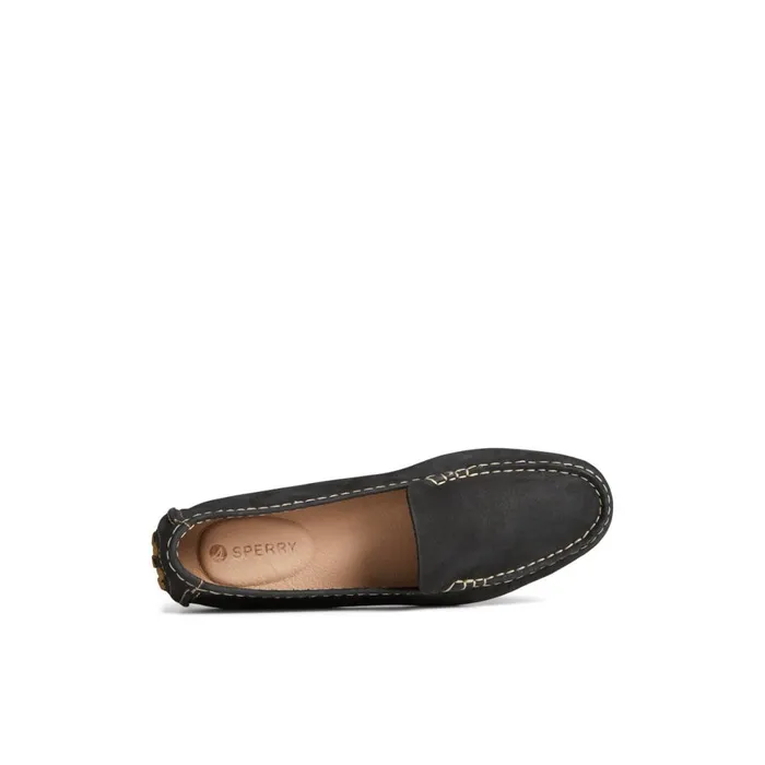 Sperry Port Driver Loafer Black Women Shoes