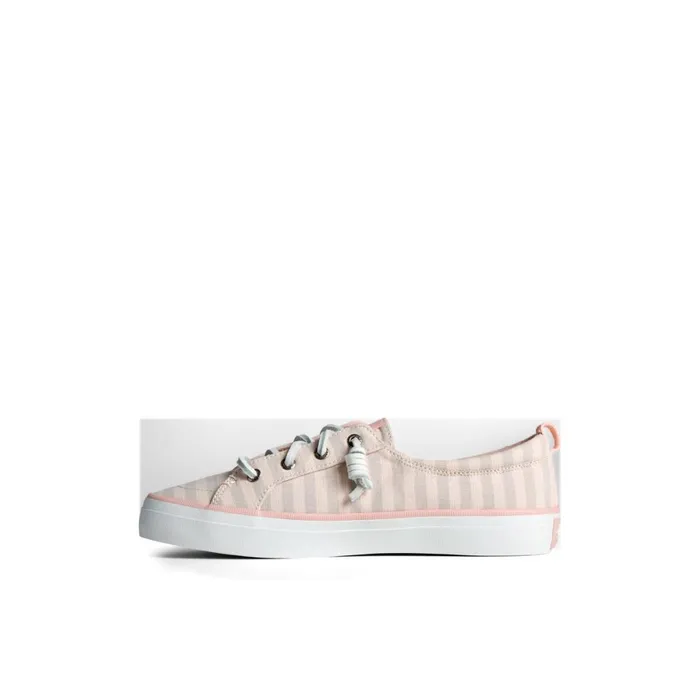 Sperry SeaCycled Crest Vibe Striped Textile Sneaker Grey Women Sneakers