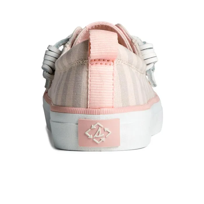 Sperry SeaCycled Crest Vibe Striped Textile Sneaker Grey Women Sneakers