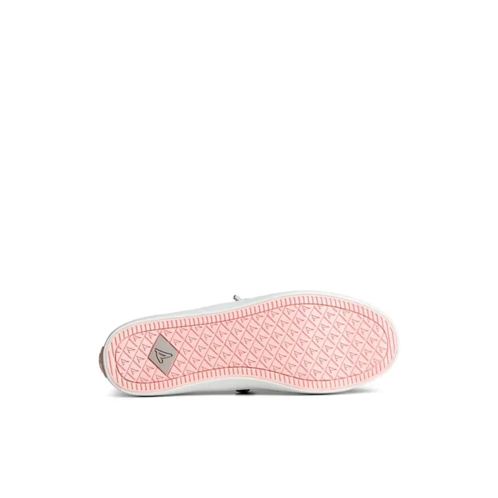 Sperry SeaCycled Crest Vibe Striped Textile Sneaker Grey Women Sneakers