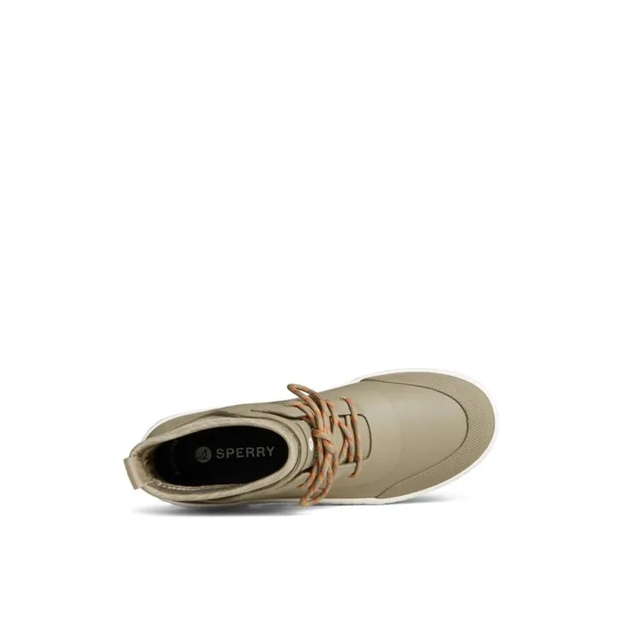 Sperry Torrent Rubber Lace Up Boot Green Women Boots