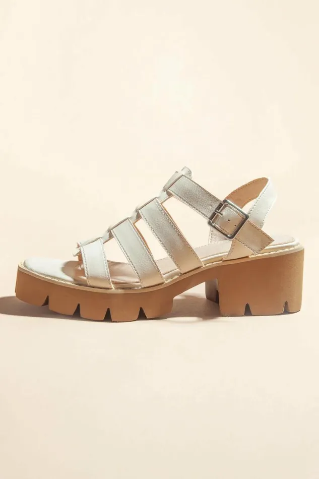 Summer Platform Sandals In Beige Beige Women Bohme Shoes