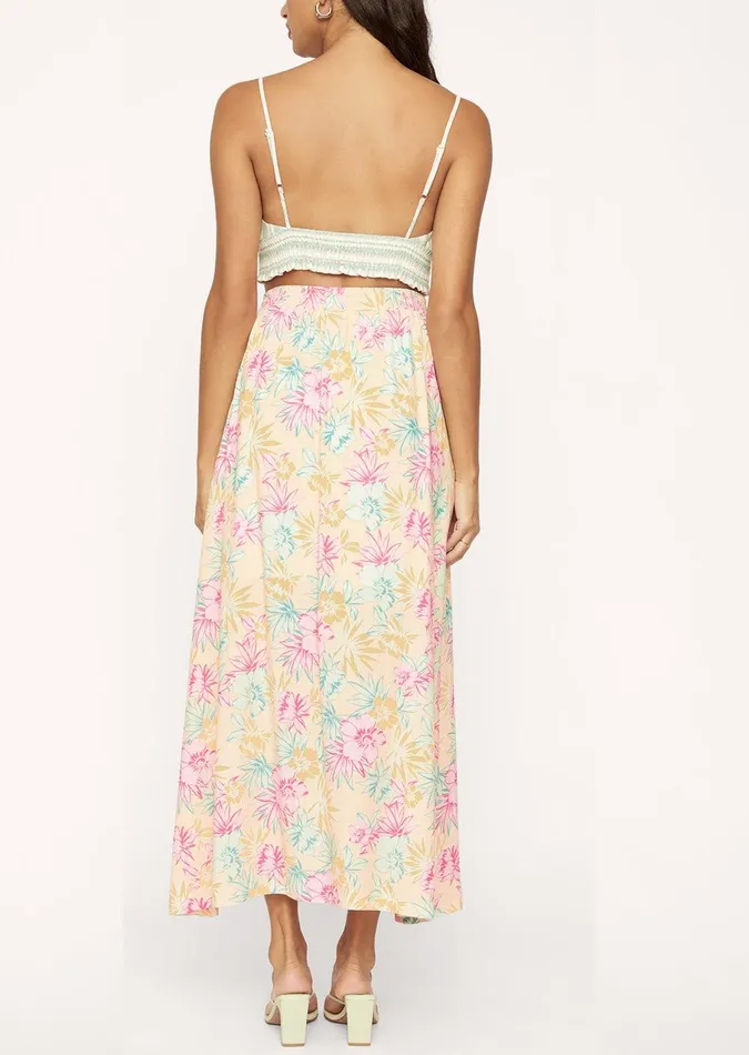 Sunkist Aloha Maxi Skirt Peachmulti Women Lost Wander Skirts