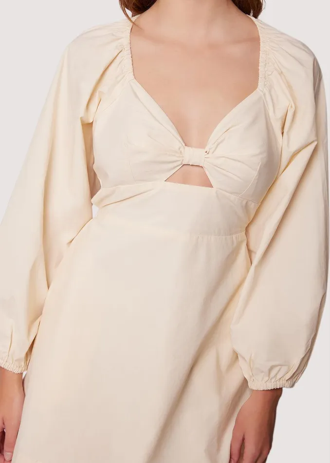 Sunny Business Mini Dress Offwhite Women Lost Wander Dresses