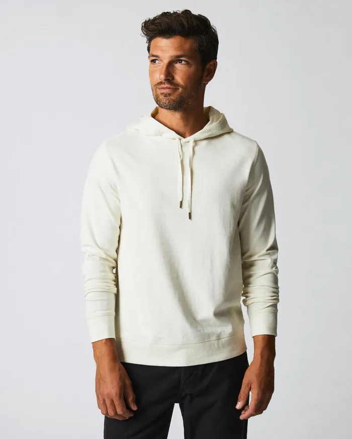 Sweaters and Sweatshirts Men Billy Reid Practice Hoodie Tinted White